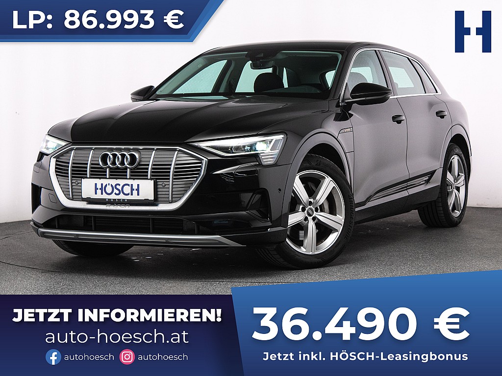 Audi e-tron 55 quattro Advanced ERSTBESITZ -58% bei Autohaus Hösch GmbH in 