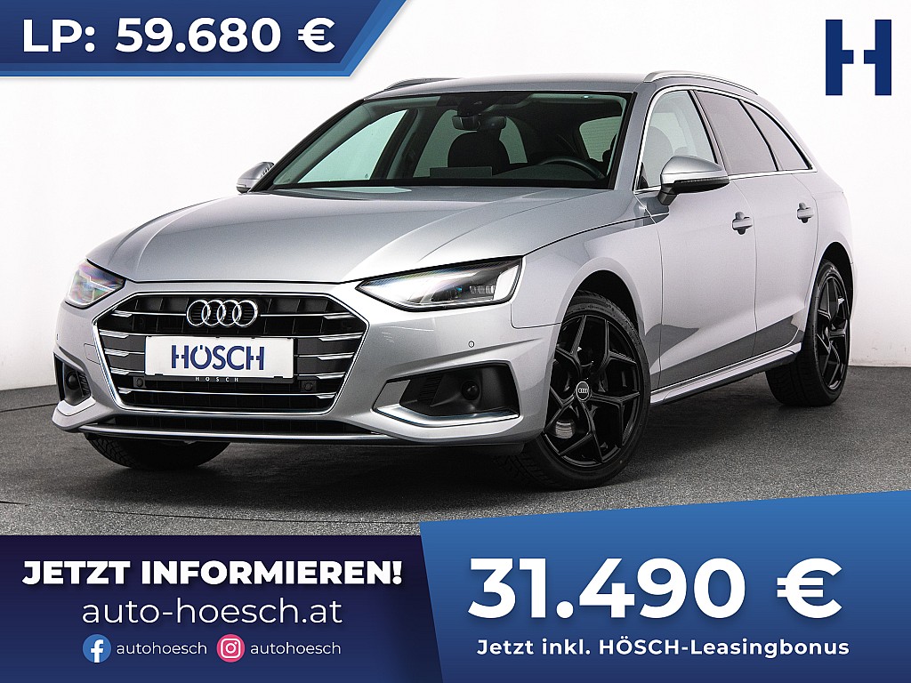 Audi A4 Avant 35 TDI adv. NAV R-KAM ASSISTENZ -47% bei Autohaus Hösch GmbH in 