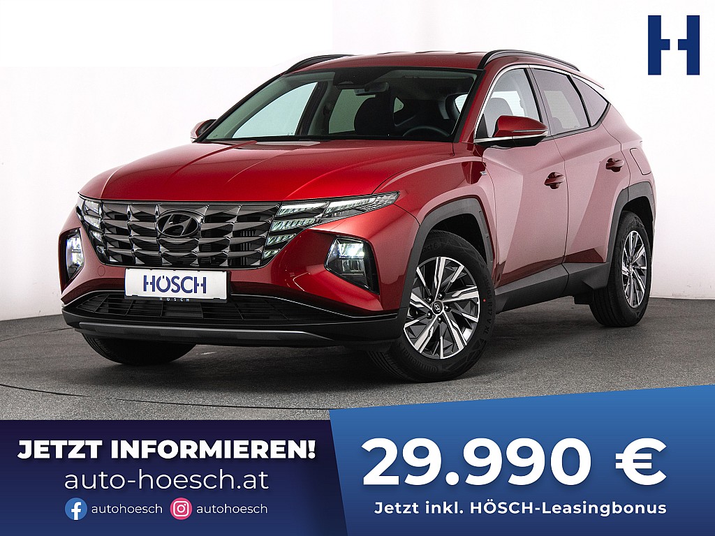 Hyundai Tucson 1.6 T-GDI Smart Aut. LED KAMERA NEU! bei Autohaus Hösch GmbH in 