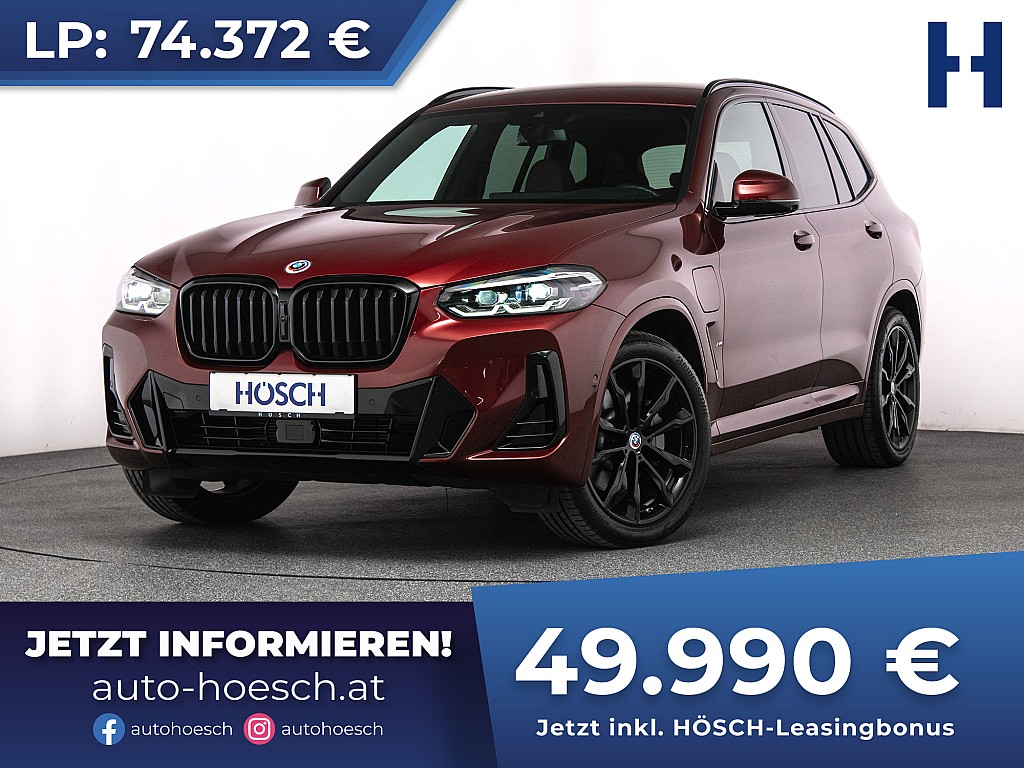 BMW X3 xDrive 30e M-Sport HEAD-UP 20er ACC 360° bei Autohaus Hösch GmbH in 