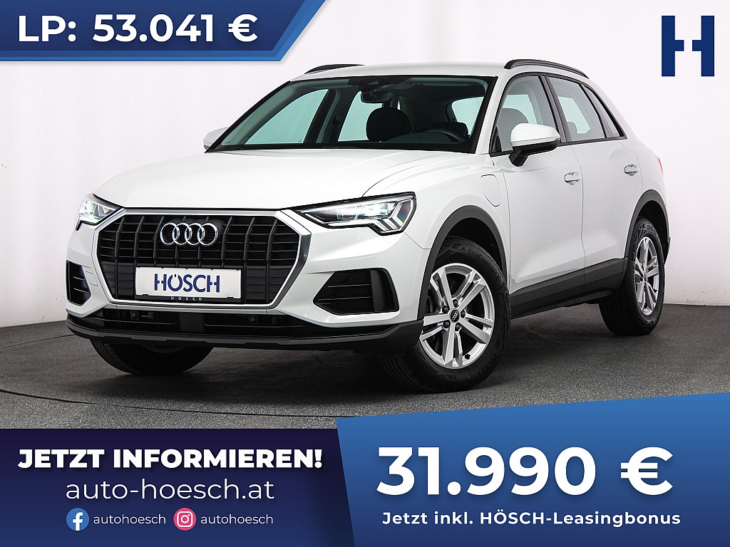 Audi Q3 45 TFSIe PHEV LED ACC SHZ WENIG KM -40% bei Autohaus Hösch GmbH in 