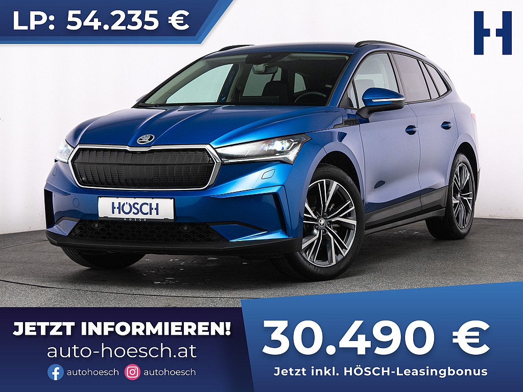 Skoda ENYAQ iV 60 PLUS 20″ ACC MATRIX R-KAM++ bei Autohaus Hösch GmbH in 