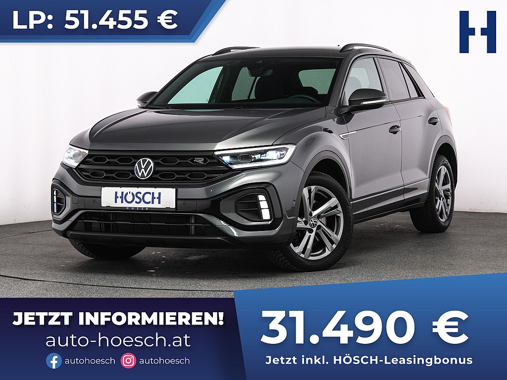 VW T-Roc 2.0 TDI R-Line Aut. SPORTPAKET ACC bei Autohaus Hösch GmbH in 