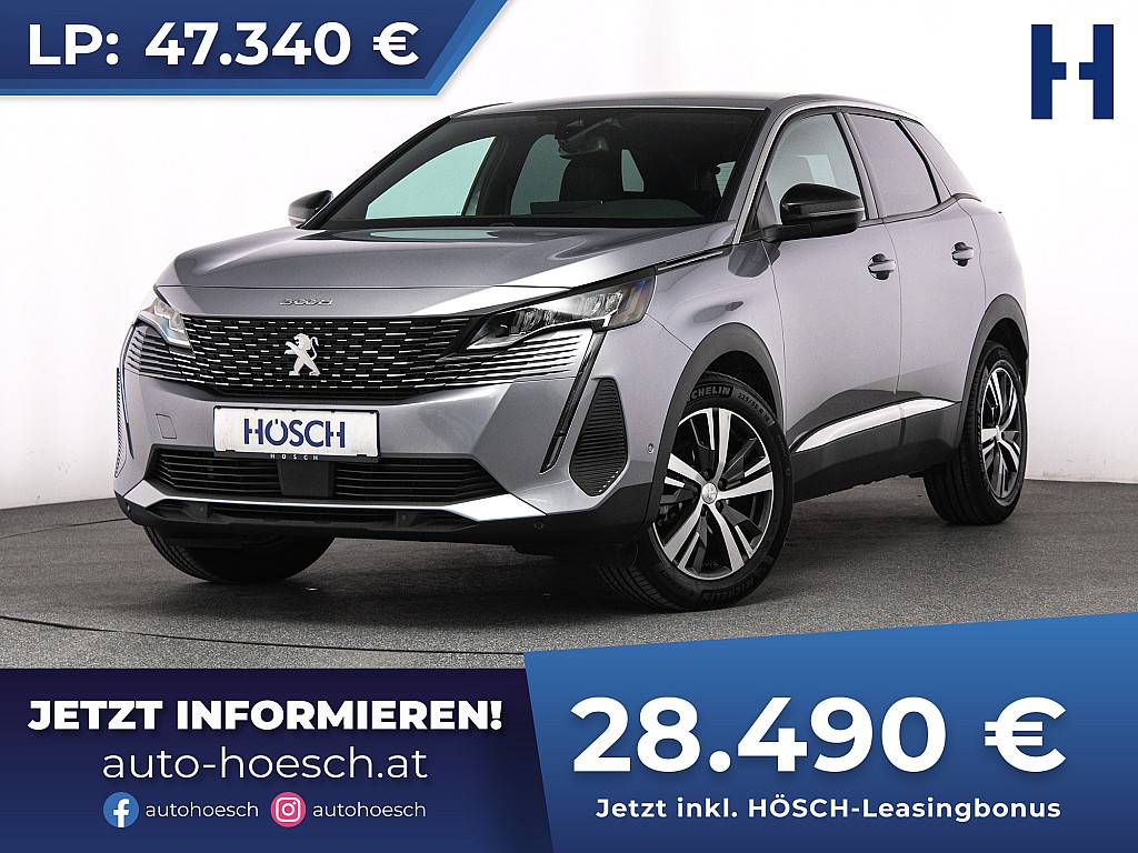 Peugeot 3008 SUV BlueHDi 130 Allure Aut. WENIG KM -40% bei Autohaus Hösch GmbH in 