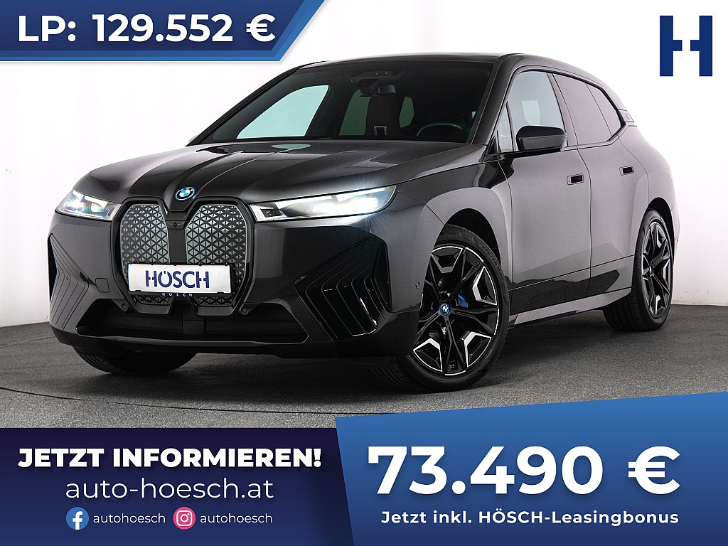 BMW iX xDrive50 SPORT SKY LASER 22er H&K SITZKL -43% bei Autohaus Hösch GmbH in 