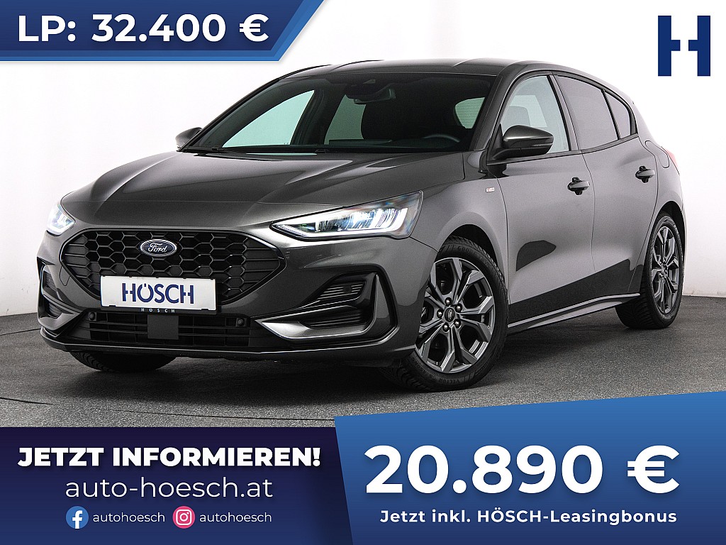 Ford Focus 1,0 EcoBoost mHEV ST-Line LED NAV++ bei Autohaus Hösch GmbH in 