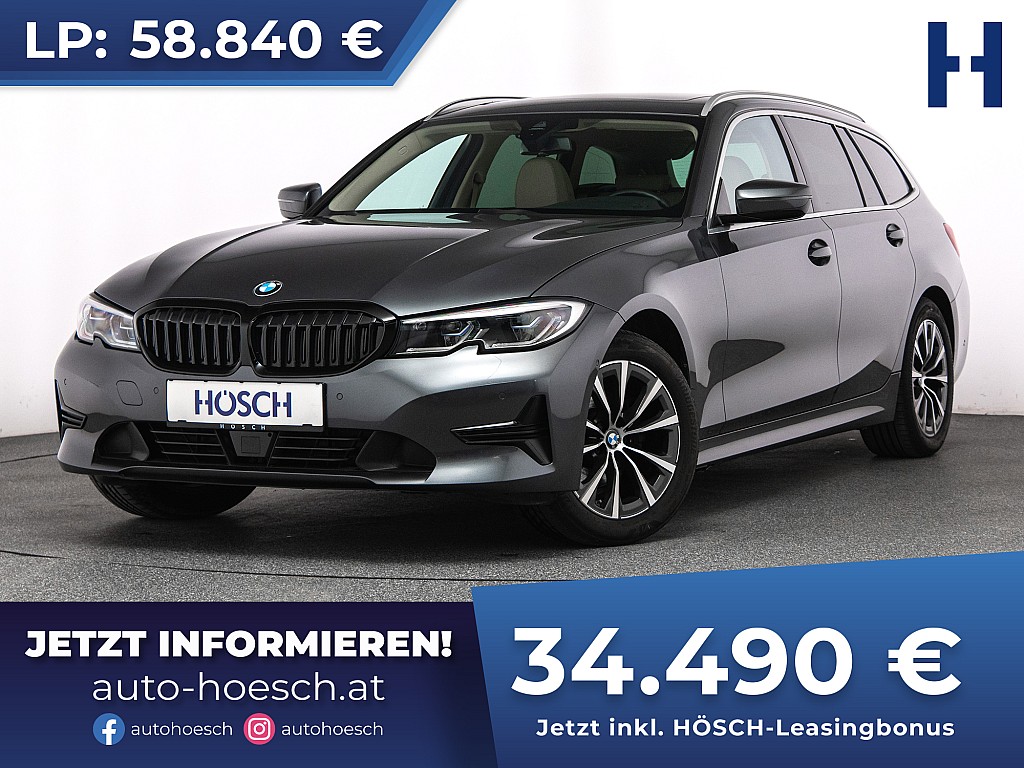 BMW 316d Touring LEDER PANO LASER ACC LIVE PROF bei Autohaus Hösch GmbH in 