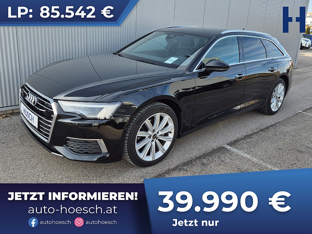 Audi A6 Avant 40 TDI Design LEDER 19er STHZ ACC -53% bei Autohaus Hösch GmbH in 