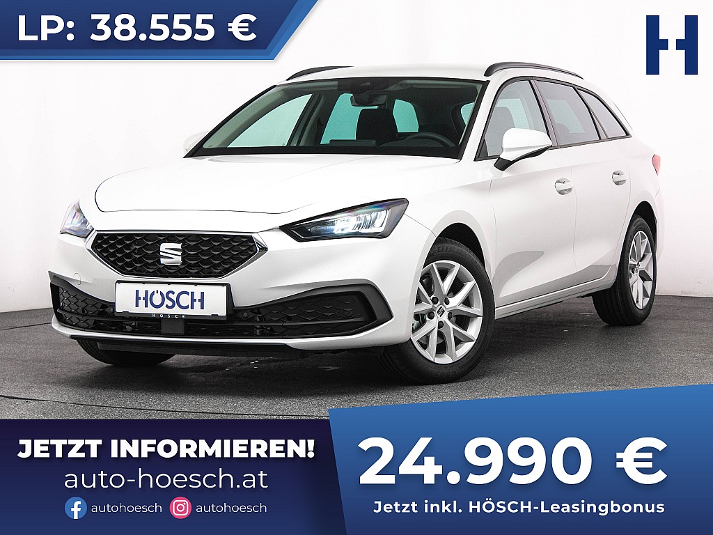 Seat Leon SP Kombi 1,5 eTSI Style Aut. NEUWAGEN -35% bei Autohaus Hösch GmbH in 