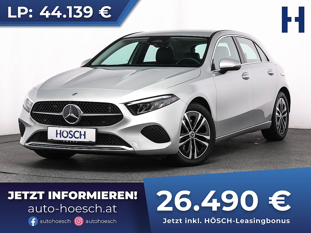 Mercedes-Benz A 180d Progressive Aut. LED NAV R-KAMERA TEILLEDER bei Autohaus Hösch GmbH in 