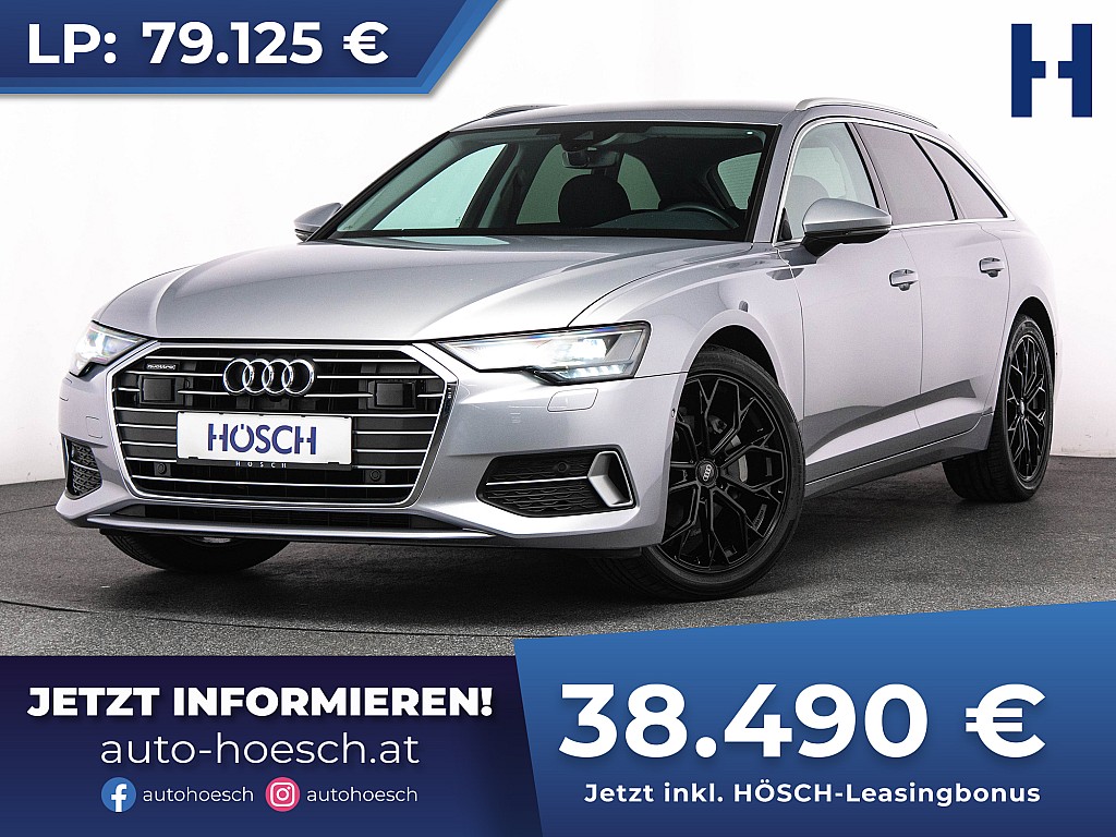 Audi A6 Avant 40 TDI quattro AHK STHZ ASSISTENZ -51% bei Autohaus Hösch GmbH in 