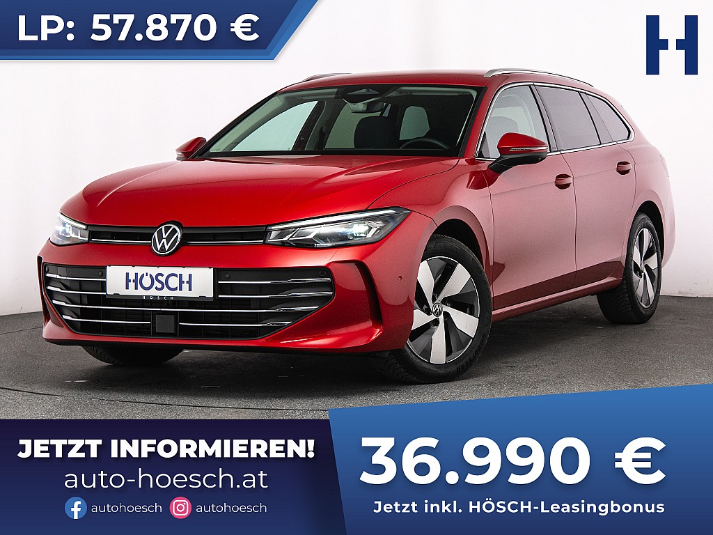 VW Passat Variant 2.0 TDI Business AHK ACC -36% bei Autohaus Hösch GmbH in 