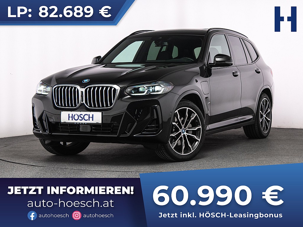 BMW X3 xDrive 30e M-Sport 20″ PANO HEADUP H&K LEDER bei Autohaus Hösch GmbH in 