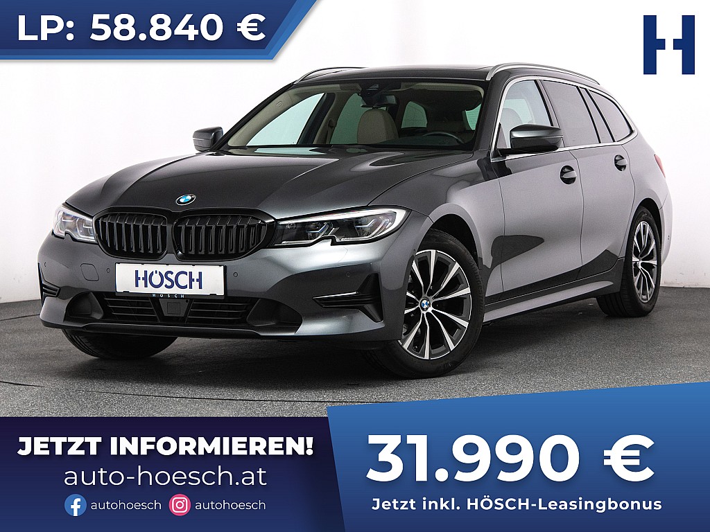 BMW 316d Touring LEDER PANO LASER ACC LIVE PROF bei Autohaus Hösch GmbH in 