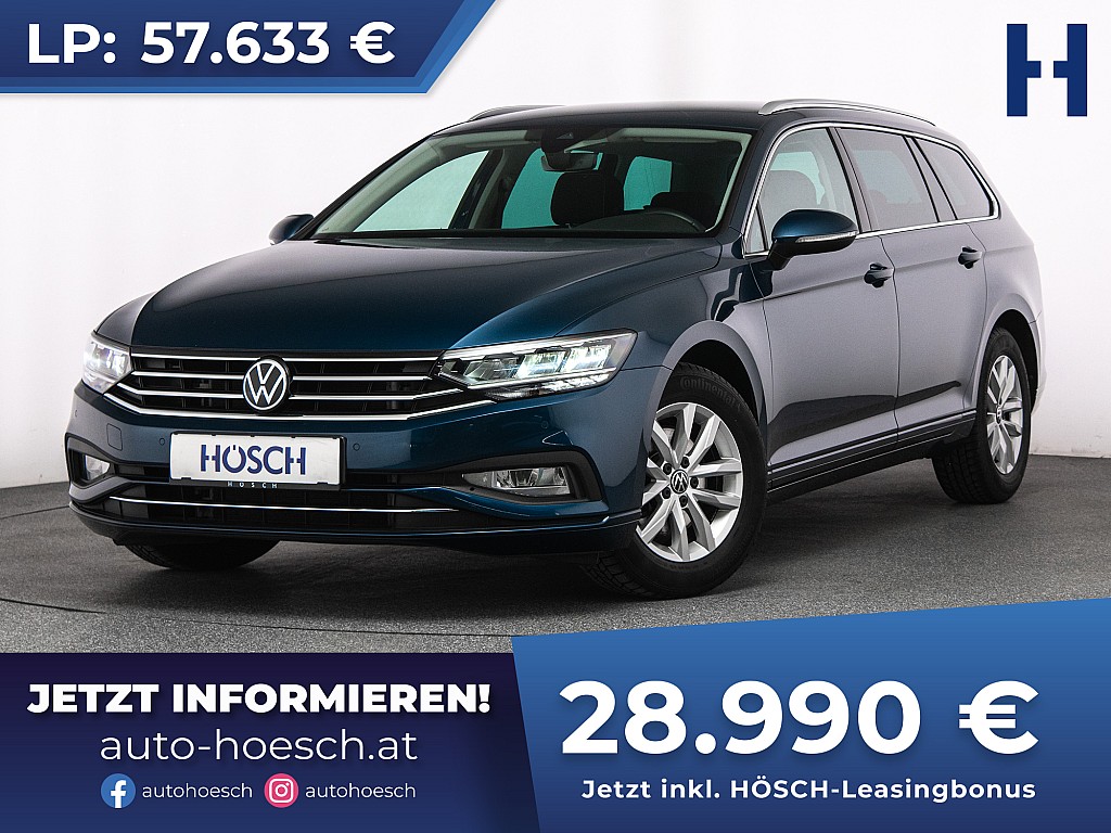 VW Passat Variant 2.0 TDI Business Aut. EXTRAS -50% bei Autohaus Hösch GmbH in 