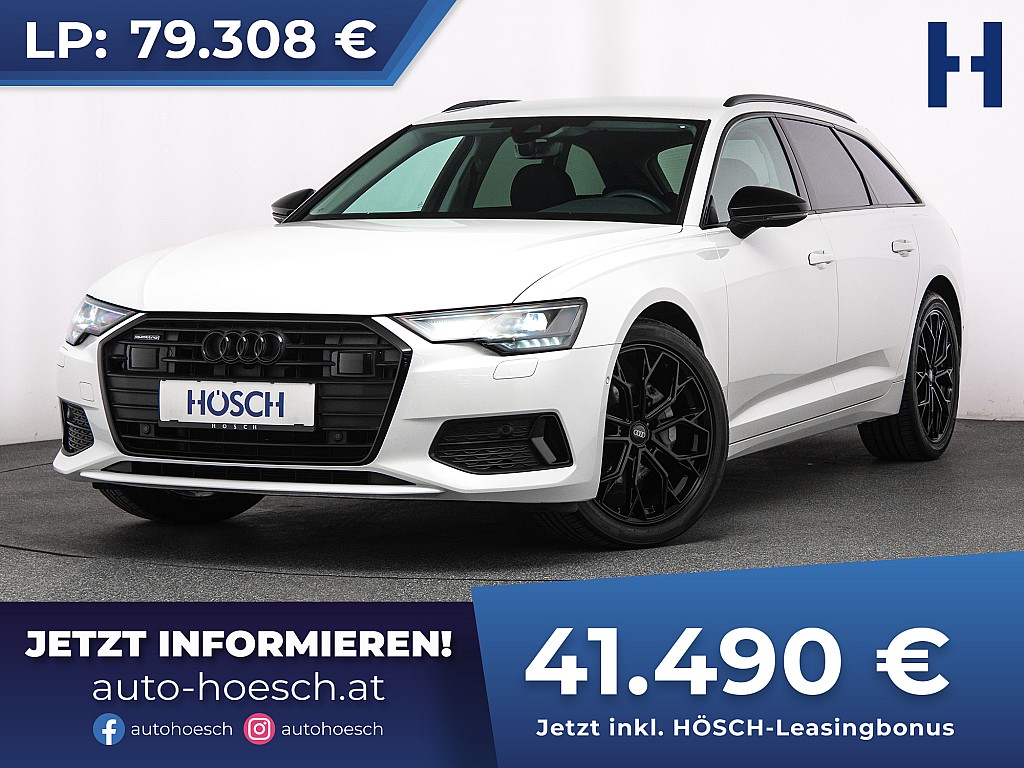 Audi A6 Avant 40 TDI quattro Sport BLACK 19er AHK STHZ bei Autohaus Hösch GmbH in 