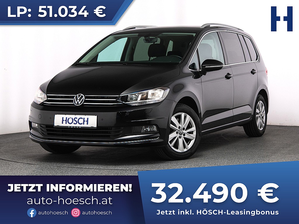 VW Touran 1.5 TSI Highline Aut. 7-SITZE ACC WINTER bei Autohaus Hösch GmbH in 