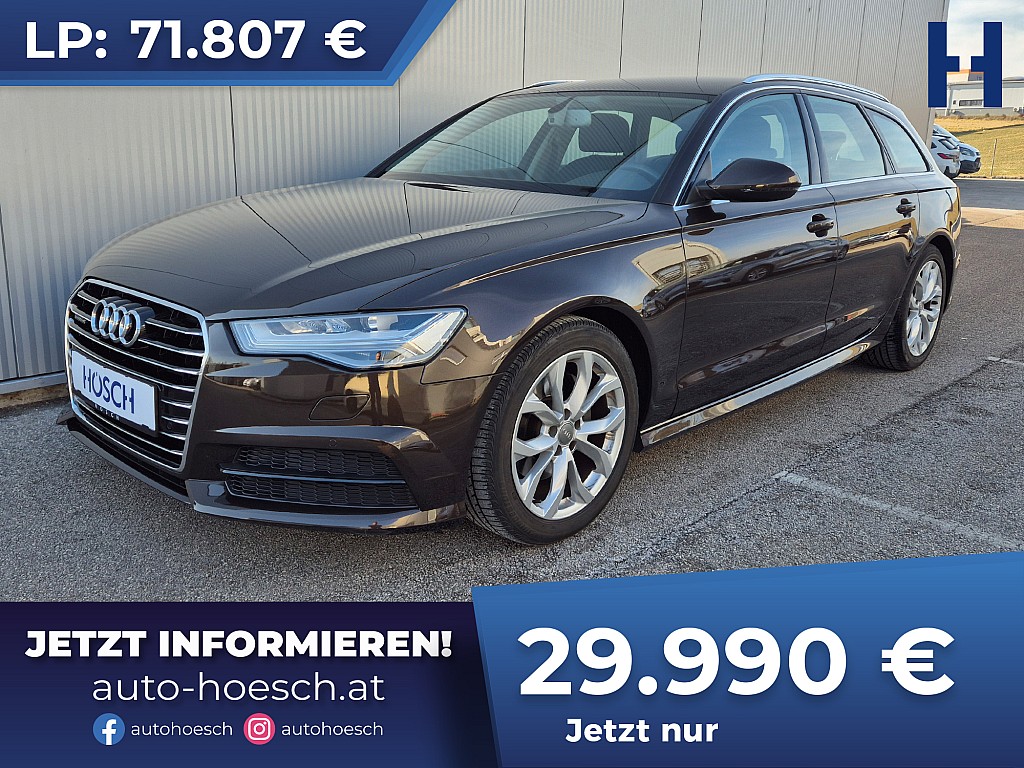 Audi A6 Avant 2.0 TDI quattro Intense S-tronic AHK STHZ LED bei Autohaus Hösch GmbH in 