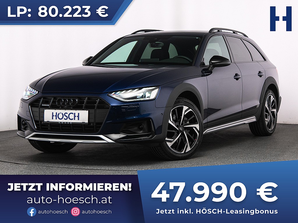 Audi A4 Allroad TDI quattro OPTIK AHK 360° STHZ -40% bei Autohaus Hösch GmbH in 