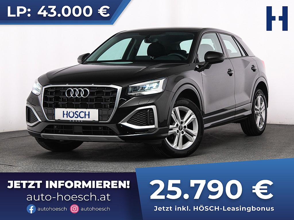 Audi Q2 35 TFSI advanced Aut. R-KAM ACC -40% bei Autohaus Hösch GmbH in 