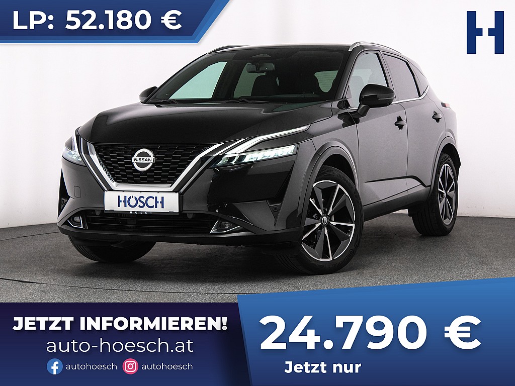 Nissan Qashqai 1.3 DIG-T Tekna+ Aut. VOLL++ bei Autohaus Hösch GmbH in 