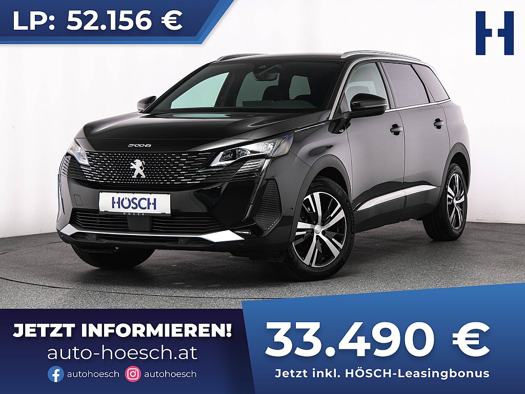 Peugeot 5008 1,2 PureTech 130 GT 7-Sitzer WIE NEU -36% bei Autohaus Hösch GmbH in 