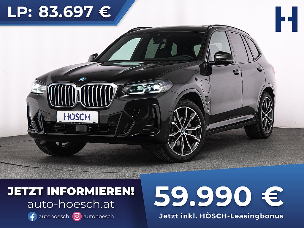 BMW X3 xDrive 30e M-Sport 20″ PANO HEADUP H&K LEDER bei Autohaus Hösch GmbH in 