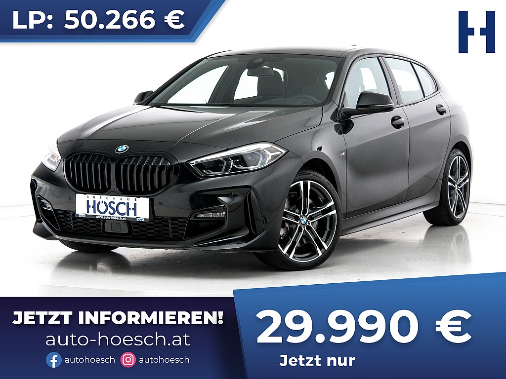 BMW 120d xDrive M Sport Aut. LIVE PROF ACC R-KAMERA bei Autohaus Hösch GmbH in 
