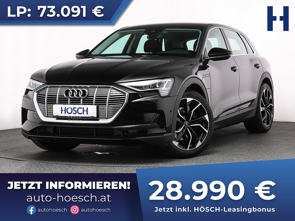 Audi e-tron 50 quattro ERSTBESITZ NEUWERTIG -60% bei Autohaus Hösch GmbH in 