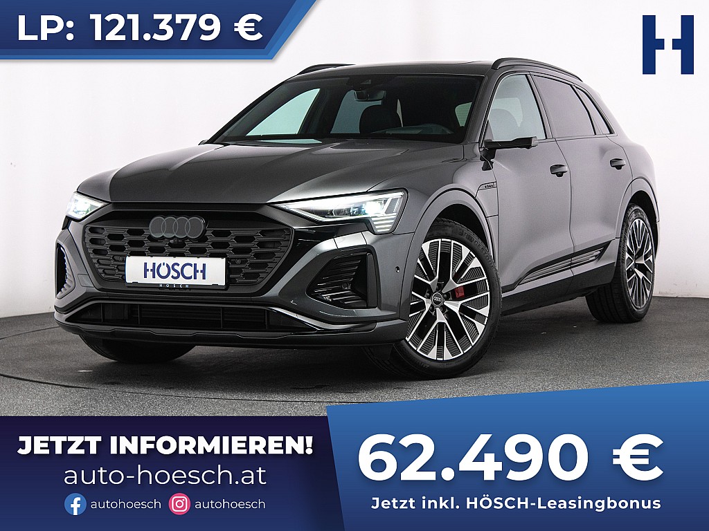 Audi Q8 55 e-tron quattro 2x S-Line TRAUMEXTRAS -49% bei Autohaus Hösch GmbH in 