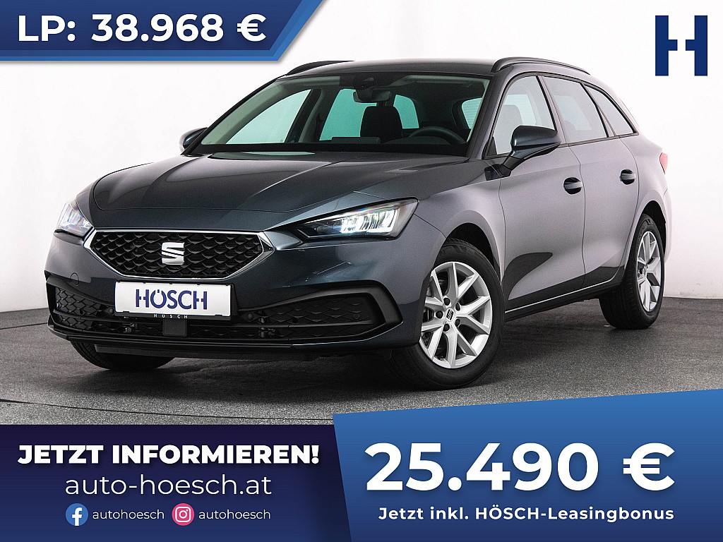 Seat Leon SP Kombi 1,5 eTSI Style Aut. NEUWAGEN -32% bei Autohaus Hösch GmbH in 