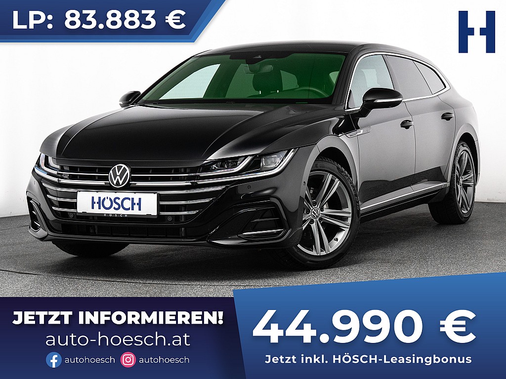 VW Arteon SB TDI 4M R-Line MATRIX AHK STHZ -46% bei Autohaus Hösch GmbH in 