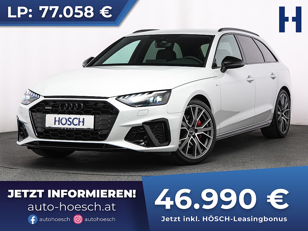 Audi A4 Avant 40 TDI quattro S-LINE COMPETITION Plus bei Autohaus Hösch GmbH in 
