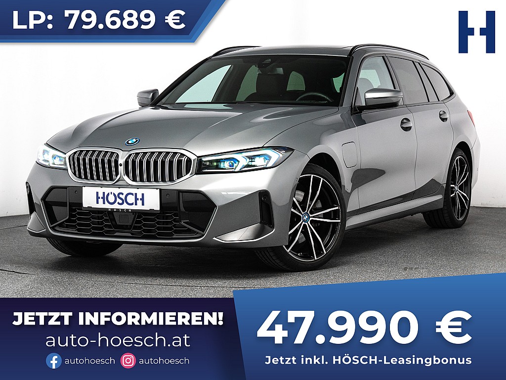 BMW 330e xDrive Touring M-Sport LEDER HEAD-UP H&K bei Autohaus Hösch GmbH in 