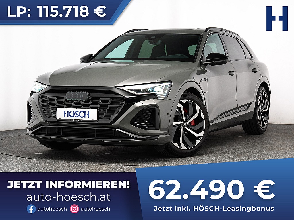 Audi Q8 e-tron 55 quattro 2x S-Line TRAUM EXTRAS -46% bei Autohaus Hösch GmbH in 