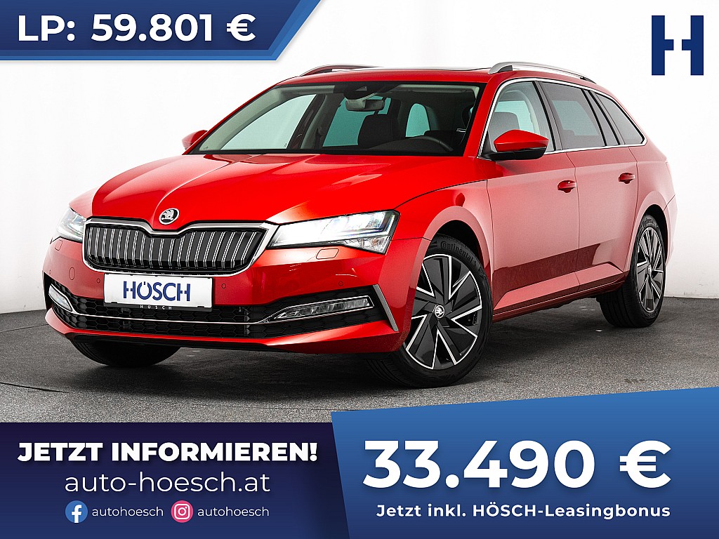 Skoda Superb Combi TSI PHEV Style PANO R-KAM ACC -44% bei Autohaus Hösch GmbH in 