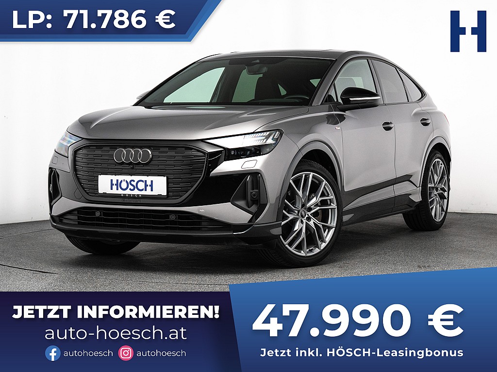 Audi Q4 SB e-tron 40 2xS-Line BLACK 21er TRAUMEXTRAS bei Autohaus Hösch GmbH in 