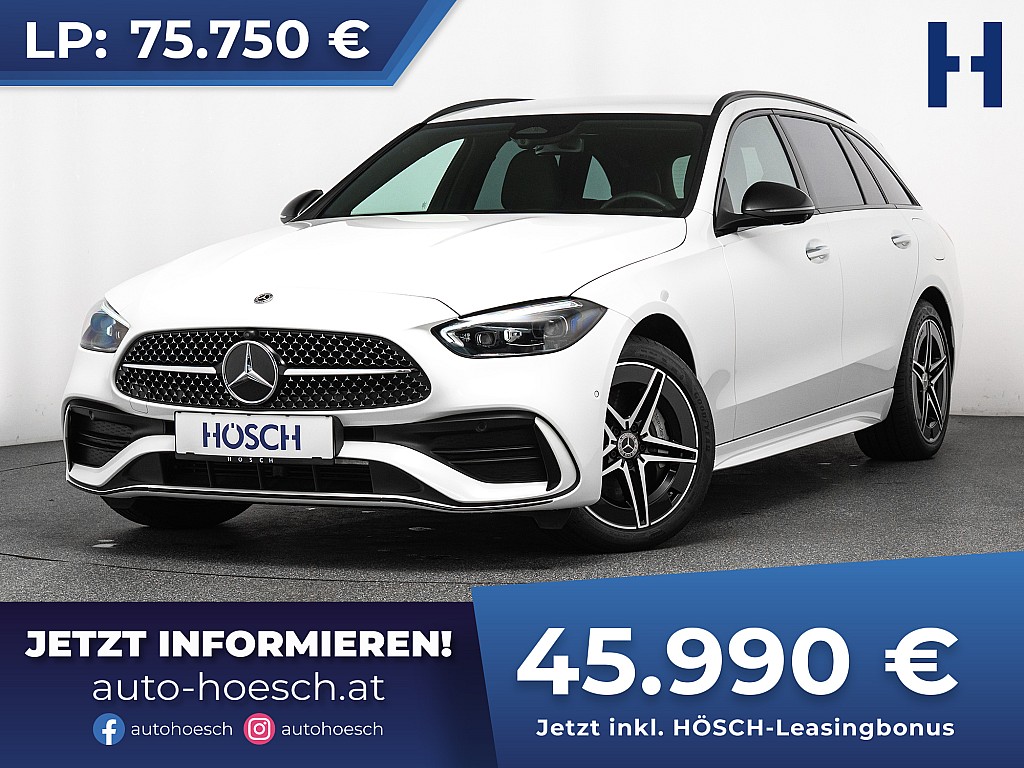 Mercedes-Benz C 300e T AMG PREMIUM NIGHT AHK WIE NEU -39% bei Autohaus Hösch GmbH in 