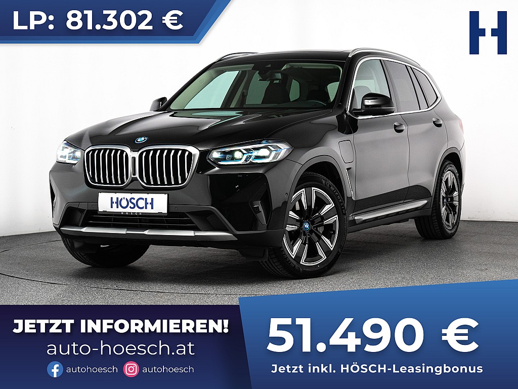 BMW X3 xDrive 30e LASER PANO HEADUP AHK SITZLÜFT bei Autohaus Hösch GmbH in 