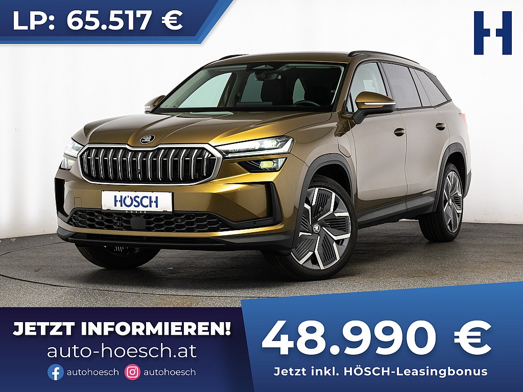 Skoda Kodiaq TSI iV Selection 20″ MATRIX LEDER AHK bei Autohaus Hösch GmbH in 