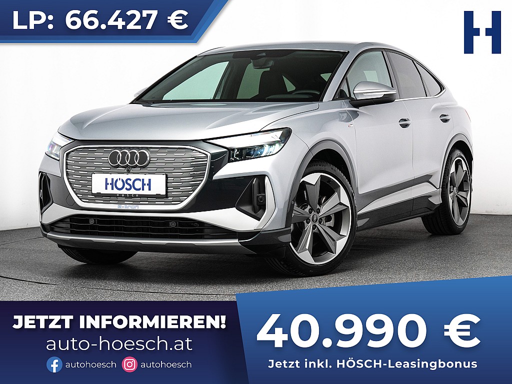 Audi Q4 SB e-tron 40 S-Line 21er ASSISTENZ WIE NEU bei Autohaus Hösch GmbH in 