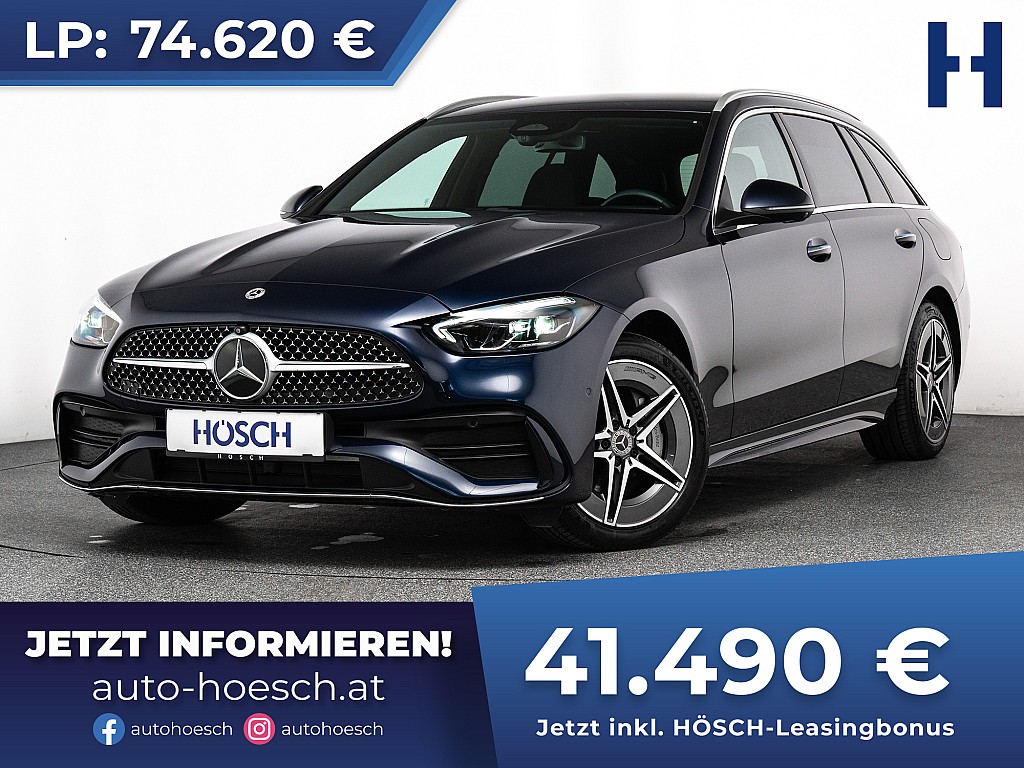 Mercedes-Benz C 300e T AMG AHK 360° ACC MEMORY+++ bei Autohaus Hösch GmbH in 