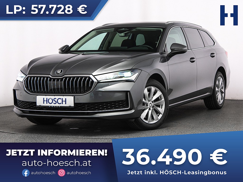 Skoda Superb Combi TDI Selection MATRIX ASSISTENZ ACC bei Autohaus Hösch GmbH in 