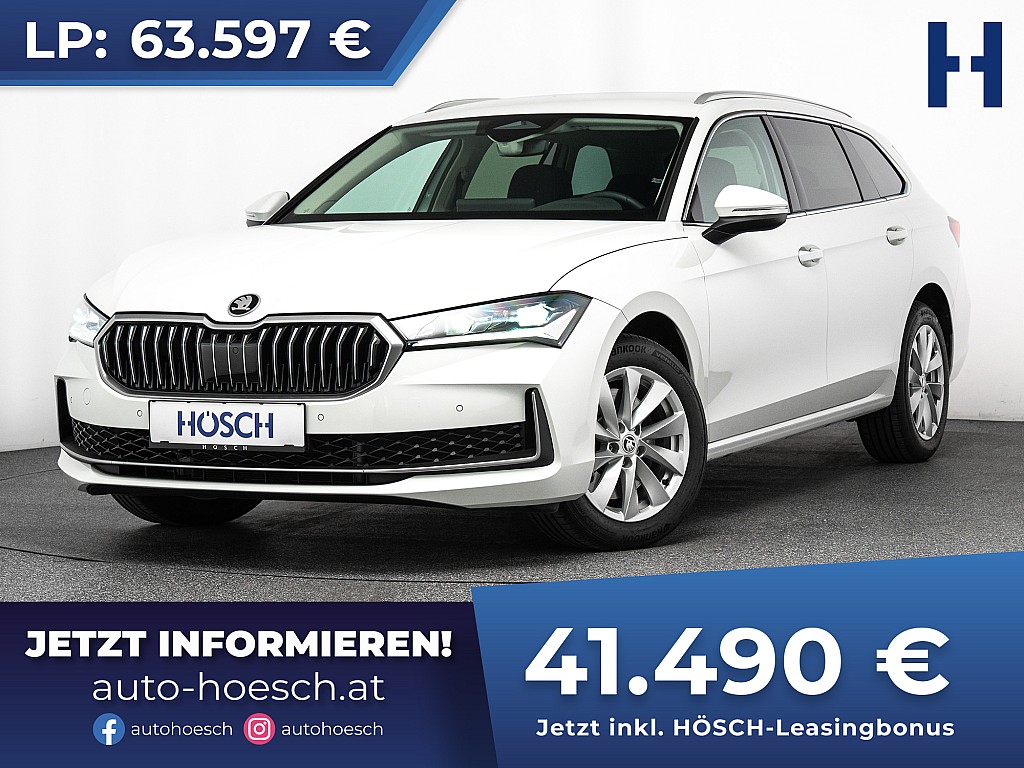 Skoda Superb Combi 4×4 TDI Selection AHK MATRIX ASSISTENZ bei Autohaus Hösch GmbH in 