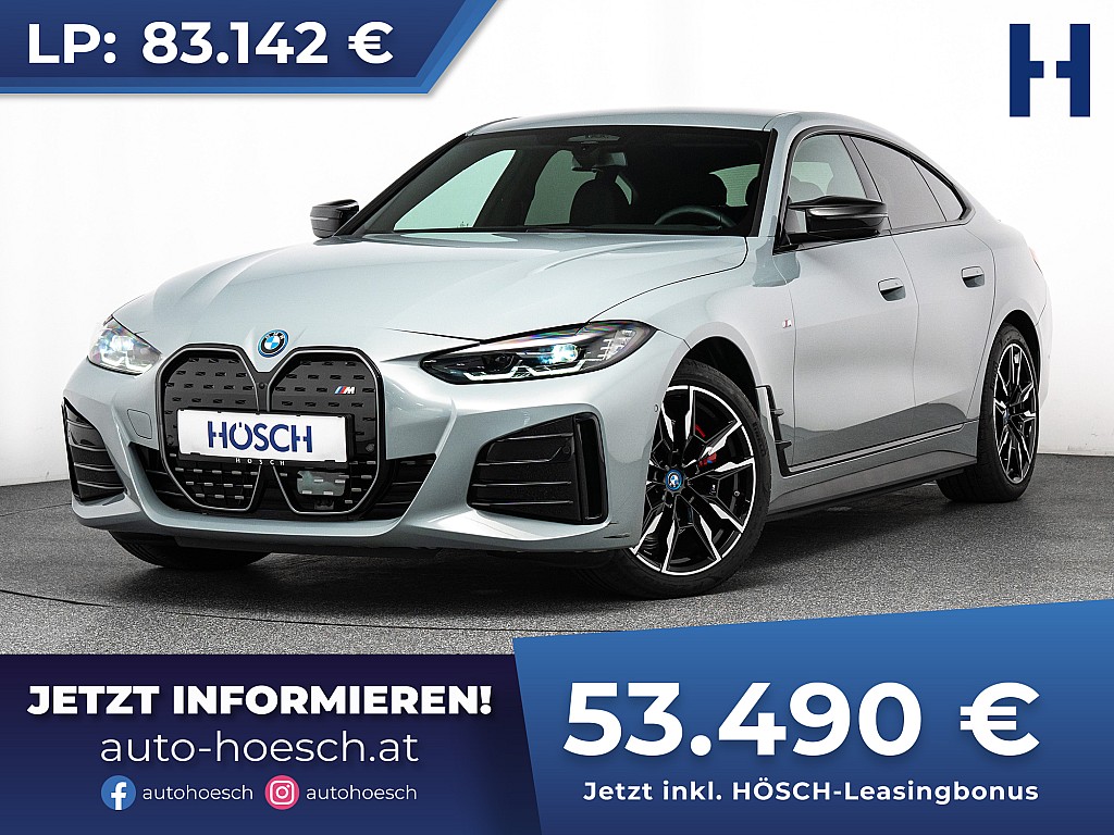 BMW i4 M50 Gran Coupe M-Sport Pro TOP EXTRAS ++ bei Autohaus Hösch GmbH in 