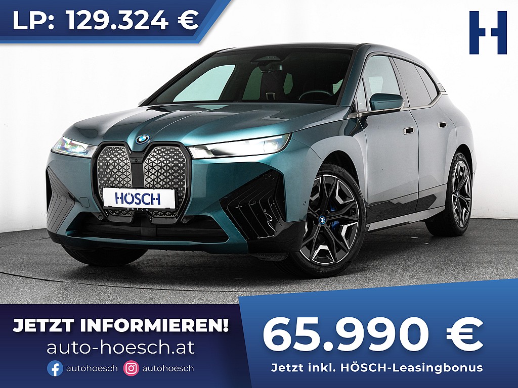 BMW iX xDrive50 Sportpaket PANO HEAD-UP H&K 22er -49% bei Autohaus Hösch GmbH in 
