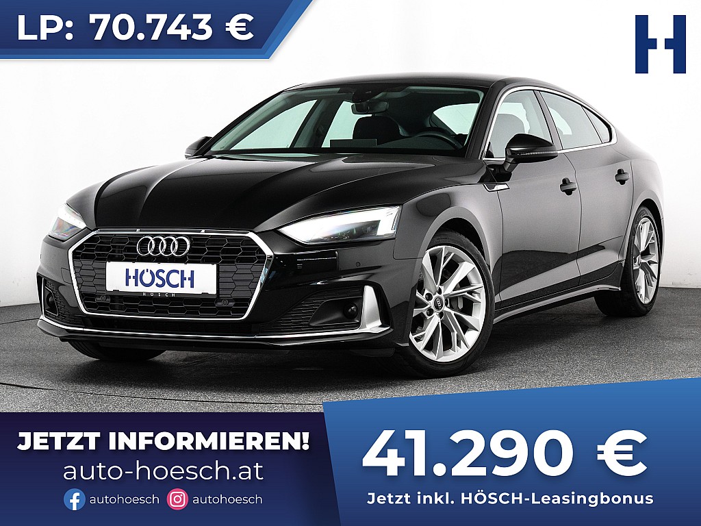 Audi A5 SB 40 TDI advanced AHK MATRIX MMI+ ACC bei Autohaus Hösch GmbH in 