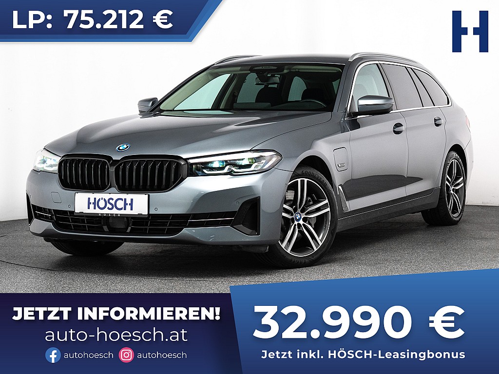BMW 530e Touring 18″ AHK HIFI LIVE PROF KAMERA bei Autohaus Hösch GmbH in 
