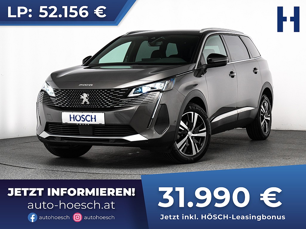Peugeot 5008 1,2 PureTech 130 GT 7-Sitzer ACC R-KAM bei Autohaus Hösch GmbH in 
