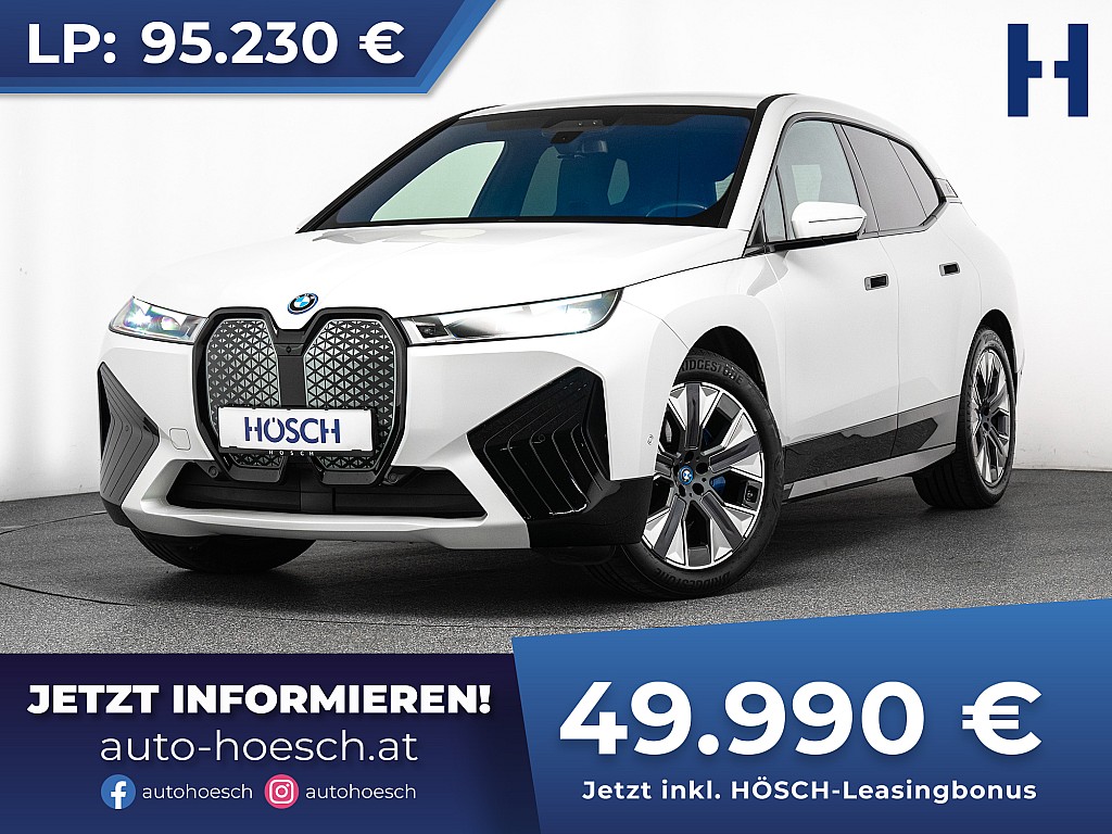 BMW iX xDrive40 SPORT LASER AHK 21er H&K -48% bei Autohaus Hösch GmbH in 